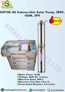 HSP15K-BS SUBMERRSIBLE SOLAR PUMP;380V 15KW ,3PH