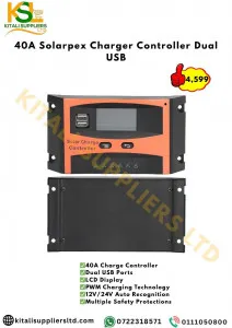 40A Solarpex Charger Controller Dual USB