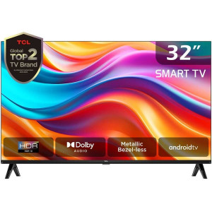 TCL 32S65A,32"Inch FRAMELESS SMART ANDROID TV BLUETOOTH NETFLIX YOUTUBE APPSTORE