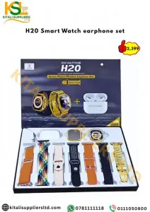 H20 Smart Watch earphone set
