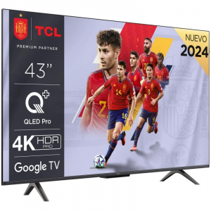 TCL 43" VisionEdge Series – Smart Android TV with Bluetooth (Model: 43S65A)