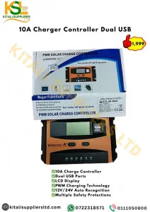 10A Charger Controller Dual USB