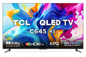 TCL 43" VisionEdge Series – Smart Android TV with Bluetooth (Model: 43S65A)