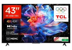 TCL 43S5400 S Series, 43" Full HD Smart TV - Black