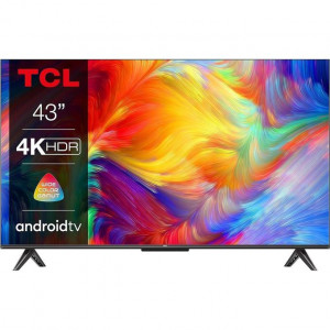 TCL 43" VisionEdge Series – Smart Android TV with Bluetooth (Model: 43S65A)