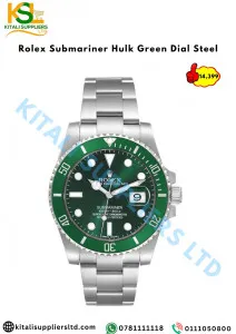 Rolex Submariner Hulk Green Dial Steel