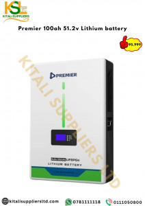Premier Lithium Battery, 100Ah 51.2V Battery, LiFePO4 Battery, Solar Energy Storage, Deep Cycle Lithium Battery, 5.12kWh Battery, Smart BMS Battery, Off-Grid Power, Backup Battery, Telecom Po