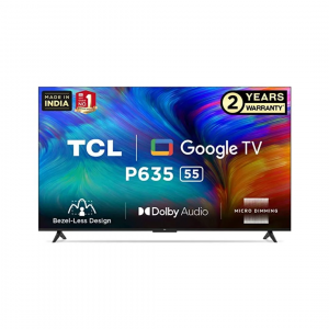 TCL 4K HDR 55P635 2022 MODEL FRAMELESS Google TV, WORK WITH ALEXA