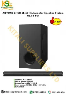 AILYONS 2.1CH SB 601 Subwoofer Speaker System No.SB 601