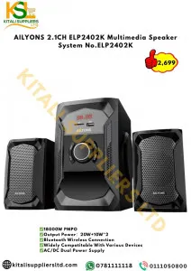 AILYONS 2.1CH ELP2402K Multimedia Speaker System No.ELP2402K