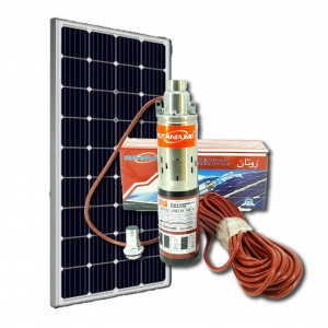 250w solar system plus 50m 24v submersible pump
