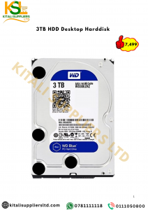 X-Drive™ 3TB Desktop Internal Hard Disk – 3.5” SATA III HDD for PCs, Gaming, Backup & NAS Systems