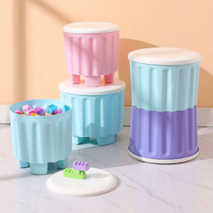 Hil Premium Plastic Multi-Purpose Stool – High-Quality Home & Living Furniture