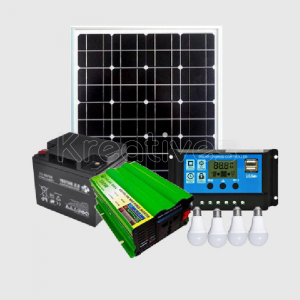 40 w Solar battery backup system