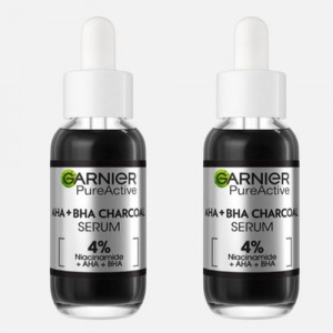 Charcoal Serum With AHA +BHA 30ml Twin Pack