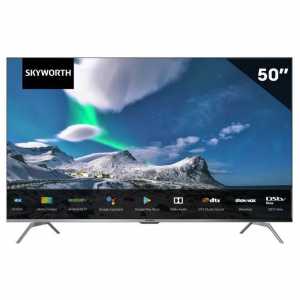 Skyworth 50G3A, 50â€³ 4K UHD Frameless Smart Android TV â€“ Black