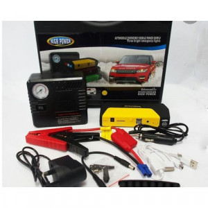 Portable Car Jump starter Kit with Tyre +Air Compressor