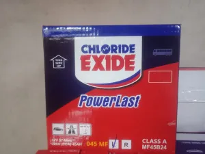 Chloride Exide Powerlast 045MF NSL — 12 V, 45 Ah Maintenance-Free Car Battery