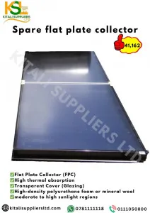 Spare flat plate collector
