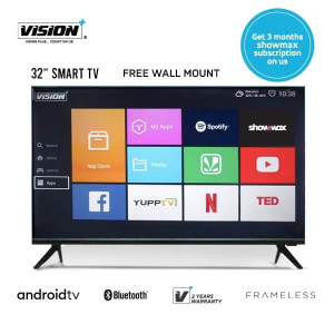 : Vision 32-Inch Digital HD LED TV – USB, HDMI, AV Input, Inbuilt Decoder, Slim Design