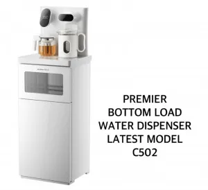 Premier C502 Bottom Load Water Dispenser | Hot, Cold & Room Temp | Easy Bottle Loading