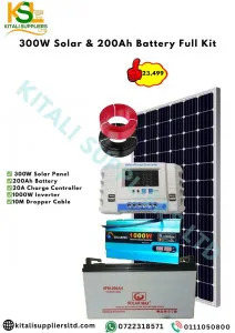 300W Solar & 200Ah Battery Full Kit