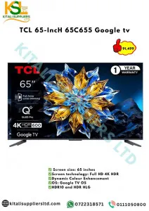 TCL 65-IncH 65C655 Google tv