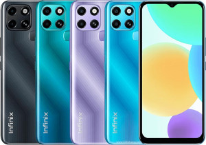 Infinix Smart 6, 6.6", 32GB + 2GB RAM (Dual SIM), 5000mAh, 4G, Polar Black