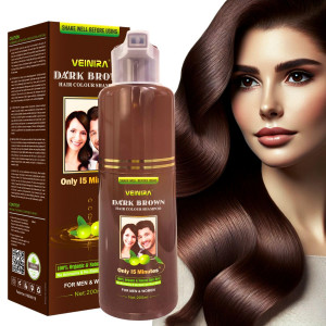 Quick Hair Color Shampoo Dark Brown-200ml