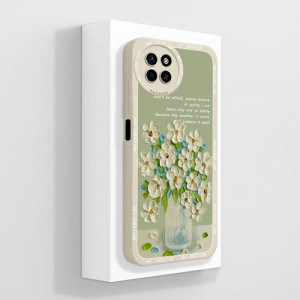 Tecno Pova Neo Case Watercolor Silicone Soft Phone Cover-blue