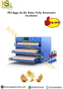 192 Eggs Ac/Dc Solar Fully Automatic Incubator