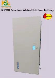 5 KWH Premium Africell Lithium Battery