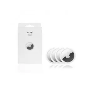 Apple AirTag 4 (White) – Precision Item Tracker