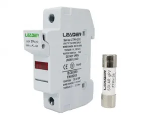 Solar PV Fuse Link with Holder 1P, 16A, 1000Vdc