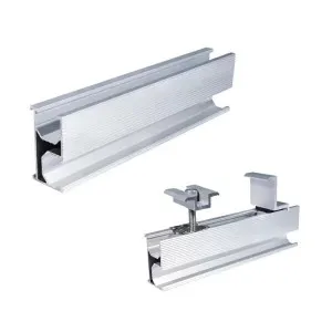 Solar Panel Aluminum Roof Mounting Rail 4.8m