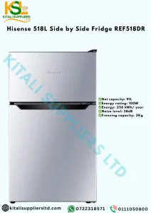 Hisense 518L Side by Side Fridge REF518DR