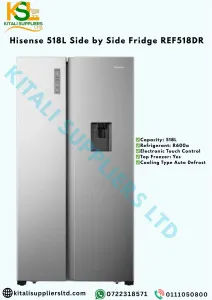 Hisense 518L Side by Side Fridge REF518DR
