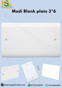 Modi Blank plate 3*6