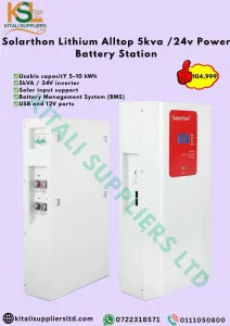 Solarthon Lithium Alltop 5kva /24v Power Battery Station