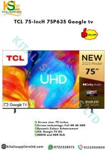 TCL 75-Inch 75P635 Google tv