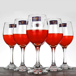 GlassPro™ 6pcs 320ML Premium Red Wine Glass Set (3057) – Elegant Crystal Clear Wine Cups for Home, Hotels & Bars