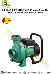 SHIYUAN 3" DC Water Pump – 2HP 1200W 150V | 42 m³/h Flow