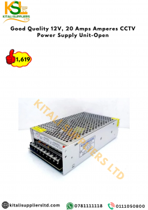 12V 20A CCTV Power Supply Unit – Open Frame, Heavy-Duty Power Supply - Power your security system with confidence using the 12V 20A CCTV Power Supply Unit (Open Frame Type)
