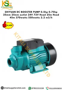 SHIYUAN DC Booster Pump 0.5hp/0.75hp – 24V/72V