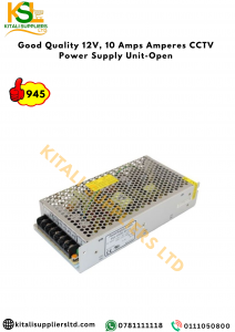12V 10A CCTV Power Supply Unit – Open Frame, Reliable & Durable - Keep your CCTV cameras powered safely and efficiently with this Good Quality 12V 10 Amps CCTV Power Supply Unit (Open Type)