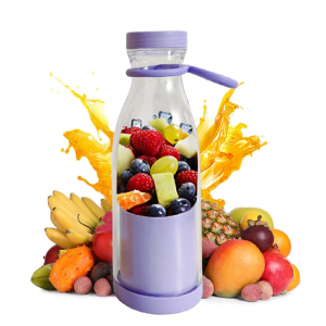 Portable USB Blender – Rechargeable Fresh Juicer with 6 Stainless Steel Blades, Personal Smoothie Maker