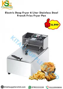 Electric Deep Fryer 6L | Stainless Steel French Fries Fryer
