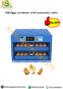 128 Eggs Automatic Digital Incubator with Roller – Temperature & Humidity Control