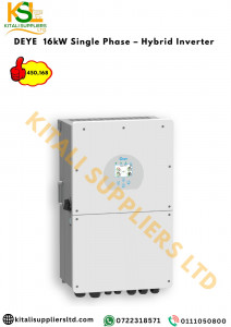DEYE 16kW Single Phase Hybrid Inverter – Ultra-High Capacity Solar & Backup Power Solution