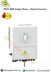 ⚡️ DEYE 3KW Single Phase Hybrid Inverter – Reliable Solar Power Backup!